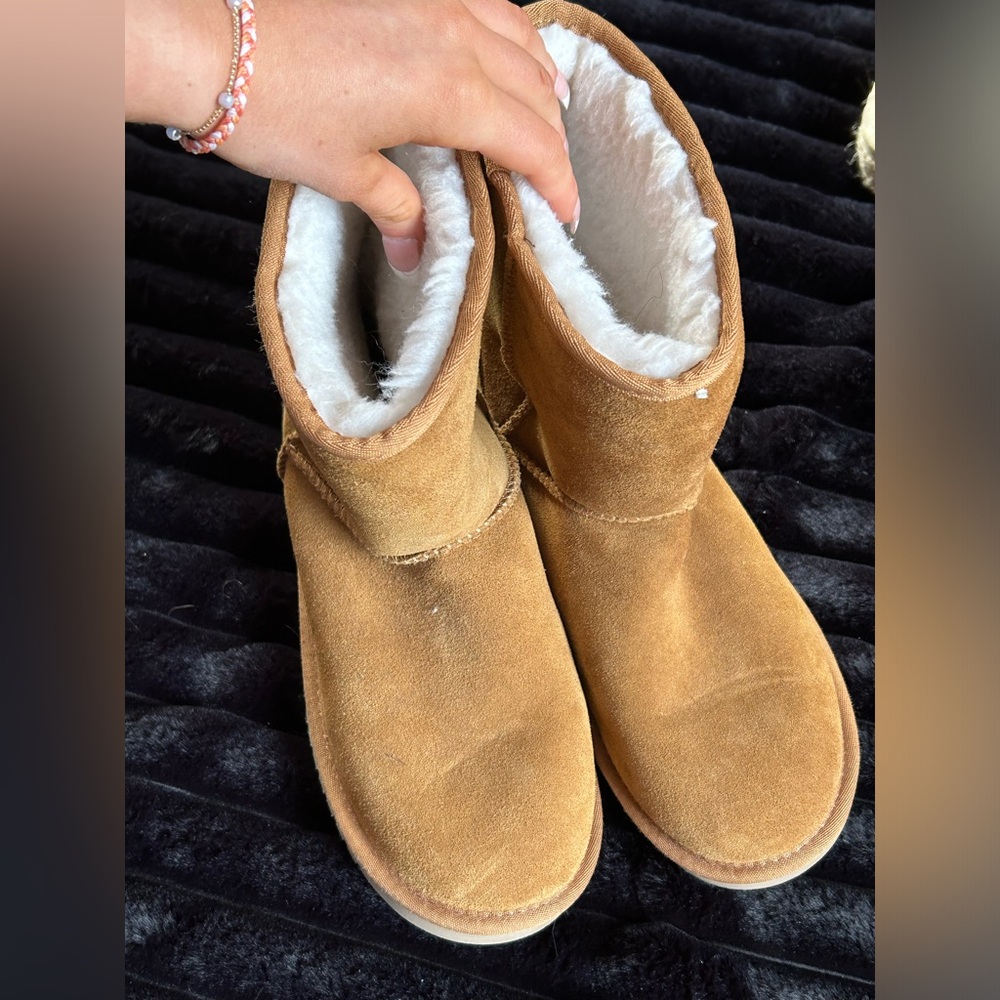 Furry boots